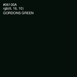 #06100A - Gordons Green Color Image